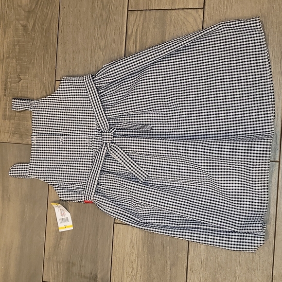 NWT Emily Rose Checkered Dress With Embroidered Flower and Lady Bugs Size 6 - Picture 8 of 8